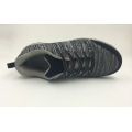 New Designed Flyknit Fabric Grey Color Safety Shoes (16063)